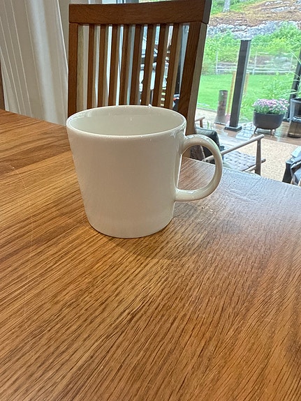 Iittala valkoinen Teema muki