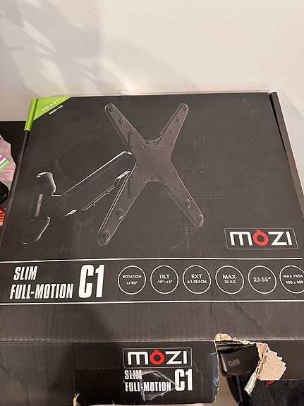 Mozi C1 Slim Full-Motion TV-seinäkiinnike 13–37"
