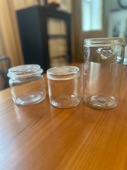 Vanhat Iittala & Riihimäki säilytyspurkit
