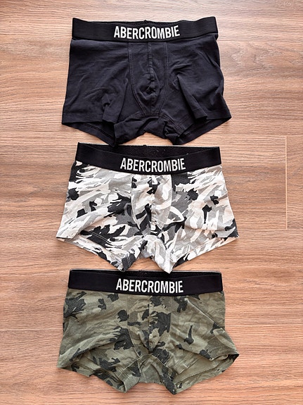 Abercrombie & Fitch poikien bokserit (3kpl) koko 134 kirjava
