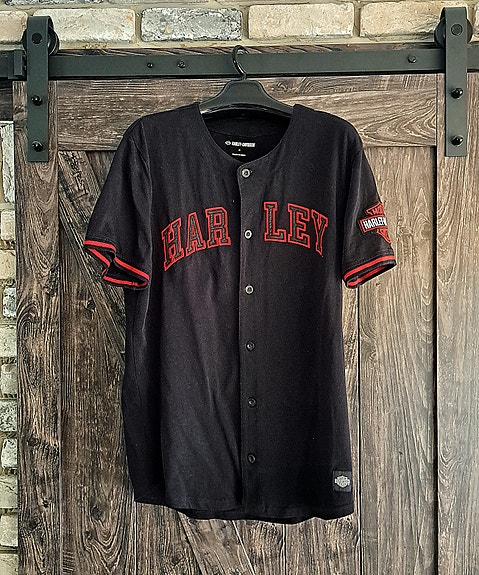 Harley-Davidson baseballpaita M musta miehille