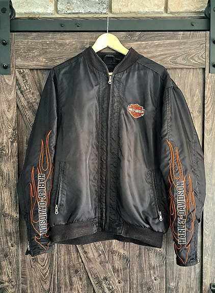 Harley-Davidson ajotakki, vapaa-ajan Takki, L koko,musta
