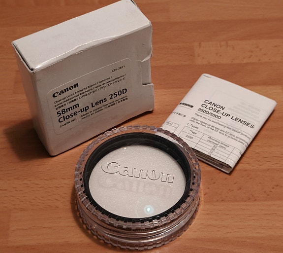 Canon 58mm Close-up Lens 250D lähilinssi