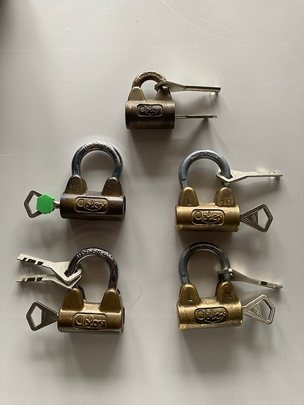 Abloy riippulukot 5kpl