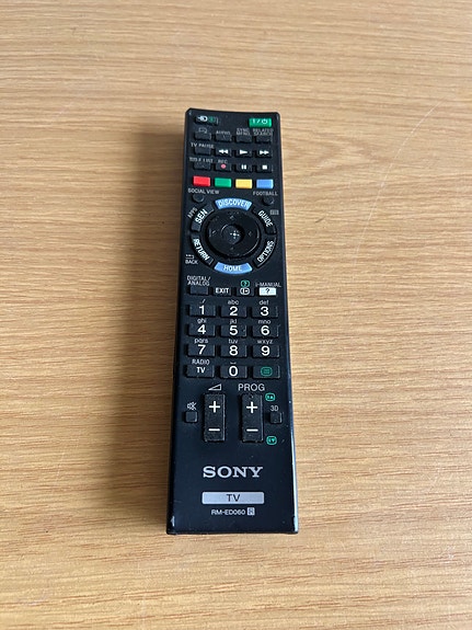 Sony kaukosäädin televisiolle