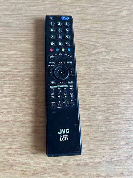 JVC LCD kaukosäädin televisiolle