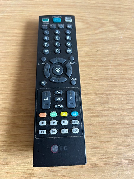 LG kaukosäädin televisiolle