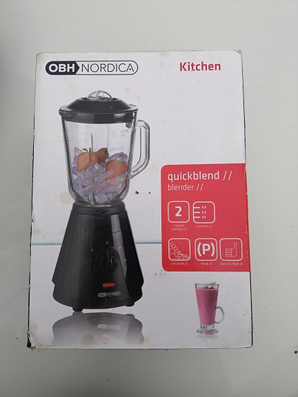 OBH Nordica Quickblend tehosekoitin musta
