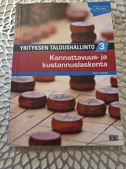 Yrityksen taloushallinto 3 - Kannattavuus- ja kustannuslaskenta oppikirja