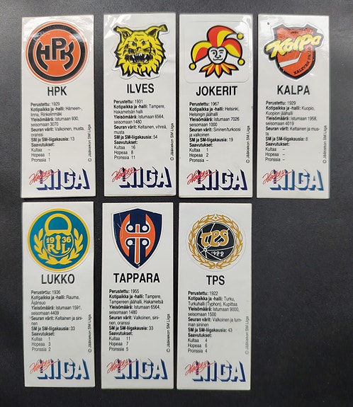Jyväshyvä Liiga tarrat