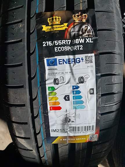 Imperial 205/60r16 asennettuna