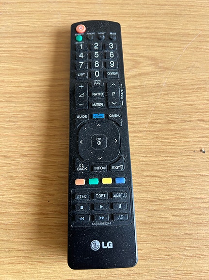 LG kaukosäädin televisiolle