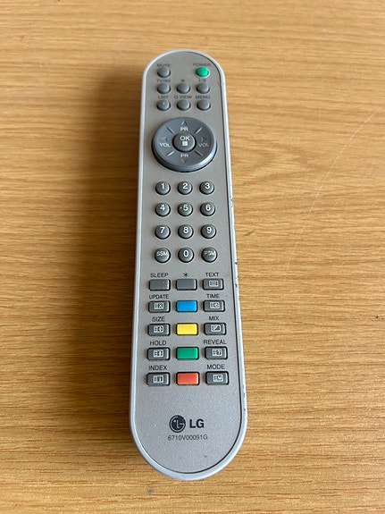 LG kaukosäädin televisiolle