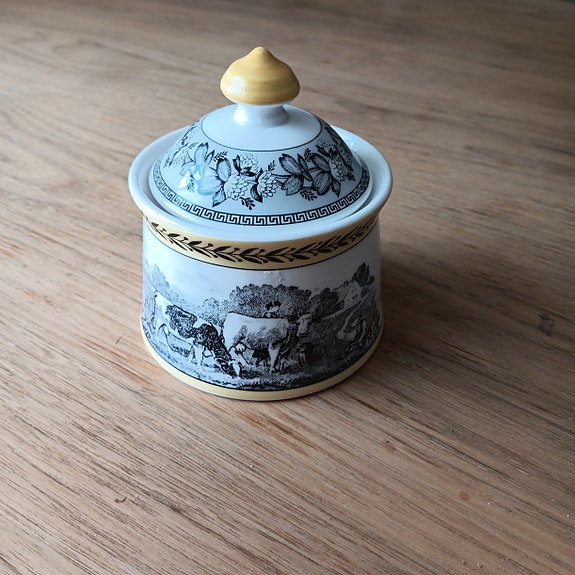 Villeroy & Boch Audun Ferme Country Collection sokerikko kannella