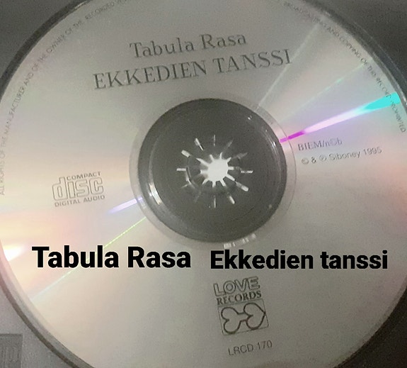 Tabula Rasa Ekkedien tanssi CD Love Records 1976