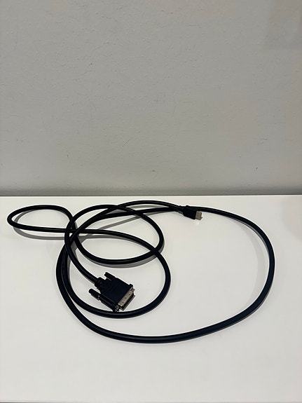HDMI - DVI -kaapeli (DVI-D Single Link - HDMI uros) | 1,5 m / 2 m musta