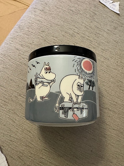 Seikkailu muutto -purkki Muumi