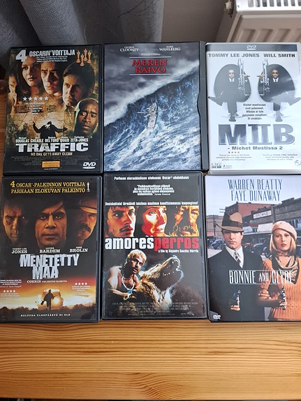 DVD-elokuvapaketti toiminta, draama ja rikos 15 kpl