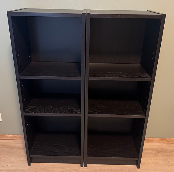 Ikea Billy kirjahyllyt x 2 - Musta