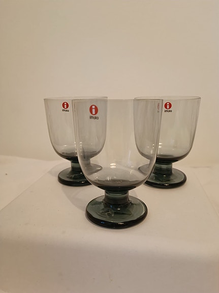 Iittala Lempi juomalasit 34 cl harmaa