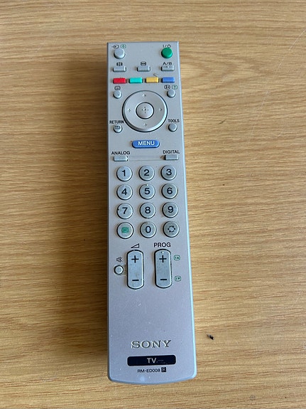 Sony kaukosäädin televisiolle