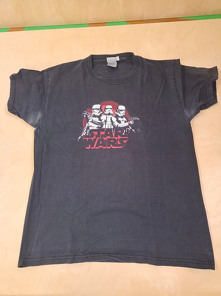 Fruit of the Loom Star Wars T-paita L musta