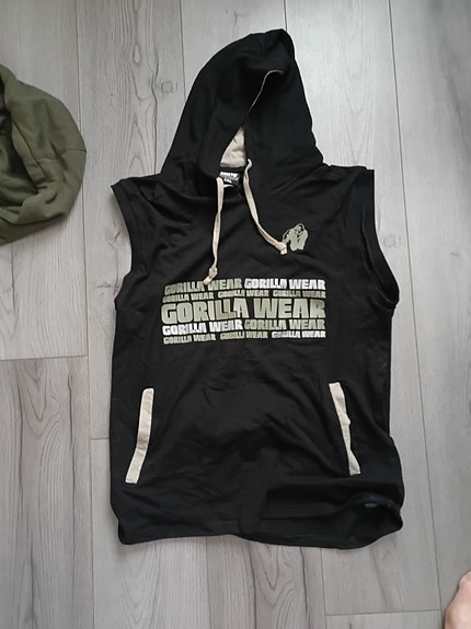 Gorilla Wear hihaton huppari XXL musta