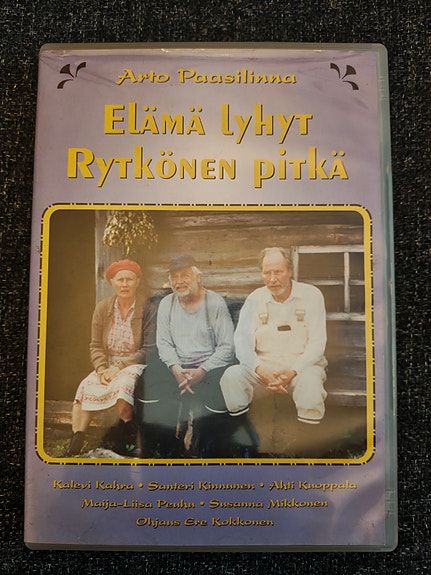 Elämä lyhyt Rytkönen pitkä DVD-elokuva