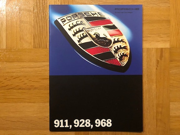 Esite Porsche 993 911 - 928 GTS - 968 CS vuodelta 1994