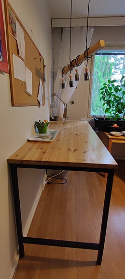 Tukeva työpöytä / työpöytä 175 × 70 × 90 cm