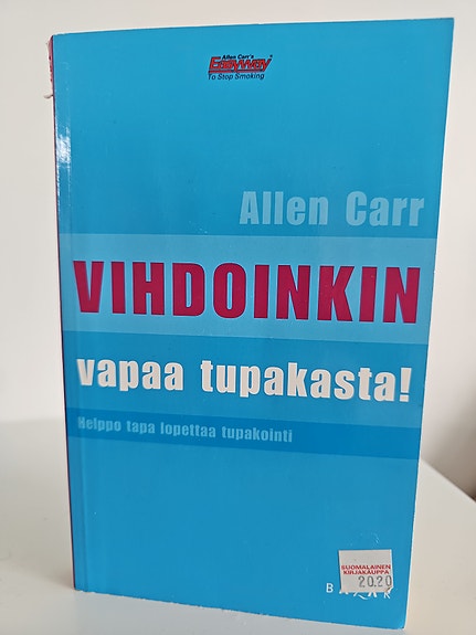 Kirja Vihdoinkin vapaa tupakasta Allen Carr