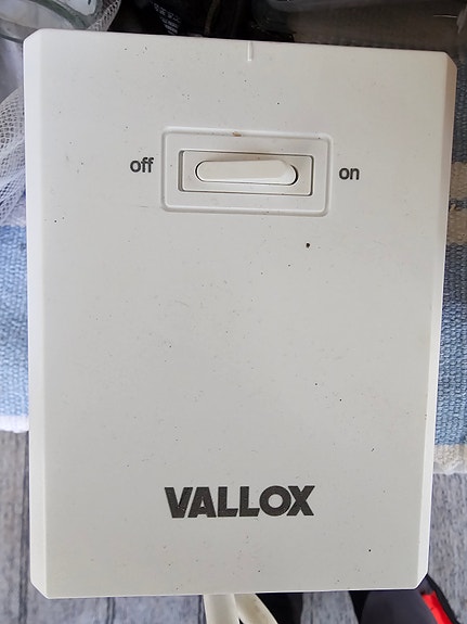 Vallox ilmanvaihtokytkin