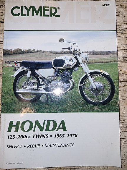 Honda 125–200cc Twins 1965–1978 huoltokirja