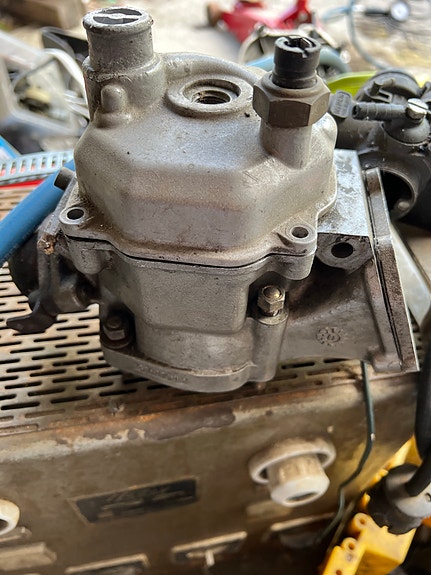 Rotax 123 sylinteri, kansi ja kaasari