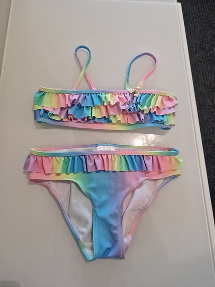 H&M rainbow bikinit, 122-128 cm