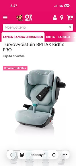 Ostetaan kidfix pro