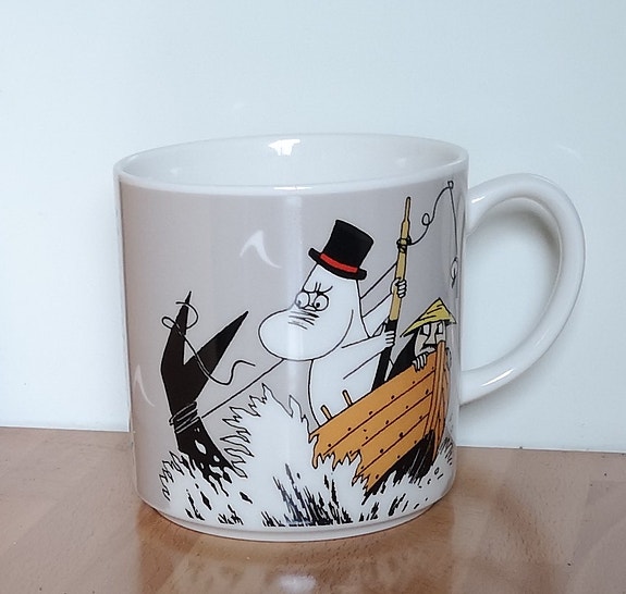 Yamaka Moominvalley muki 0,4 L Muumipappa kalastaa