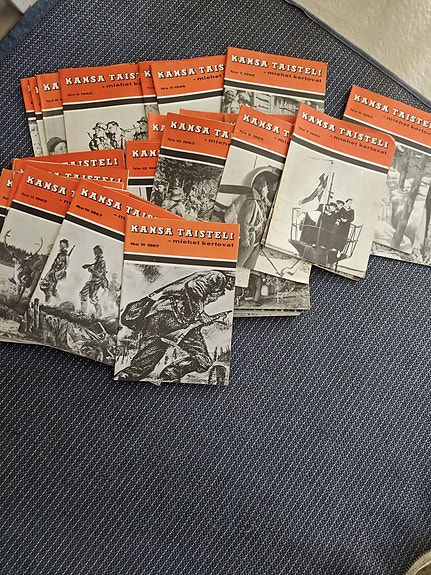 Kansa taisteli - miehet kertovat -lehdet, useita numeroita