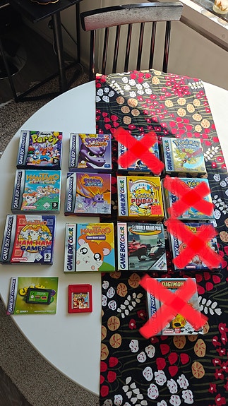 Game Boy Color ja Game Boy Advance pelipaketti