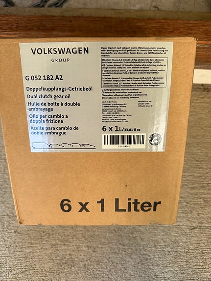 Volkswagen kaksoiskytkimen vaihteistoöljy 6 x 1 l