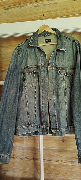 H&M L.O.G.G. farkkutakki XL sininen