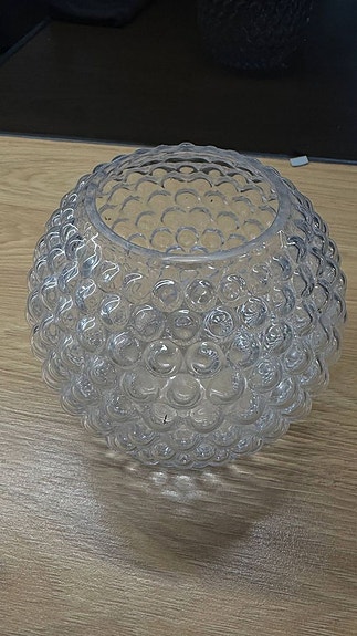 Retro bubble glass vase / Kupla lasi maljakko
