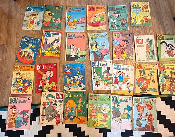 Retu ja kumppanit sarjakuvakokoelma 1966–1974, 29 kpl