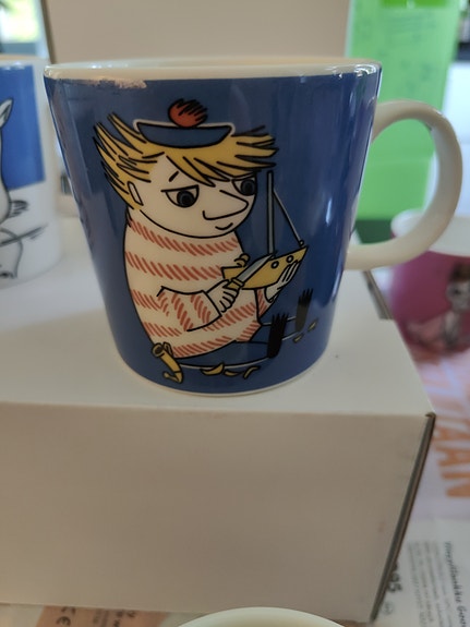 Arabia Muumi Tuutikki muki sininen