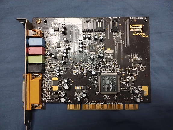 Creative Sound Blaster Live! 5.1 Digital SB0220 PCI-äänikortti