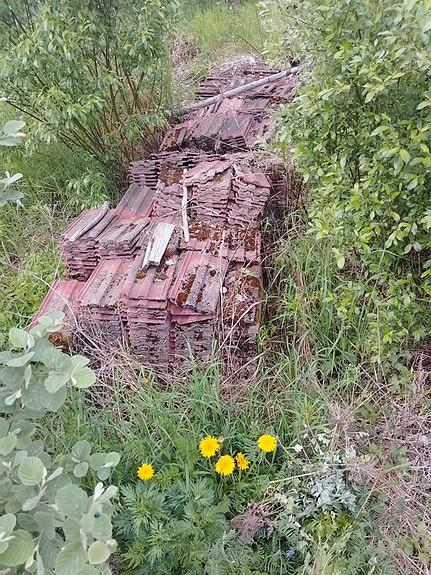 Vanhoja kattotiiliä