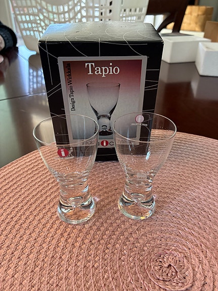 Iittala Tapio snapsilasit