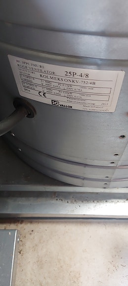 Huippuimuri Vallox 25p-4/8