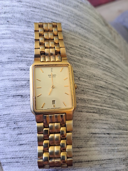 Vintage Seiko Quartz rannekello kultainen unisex