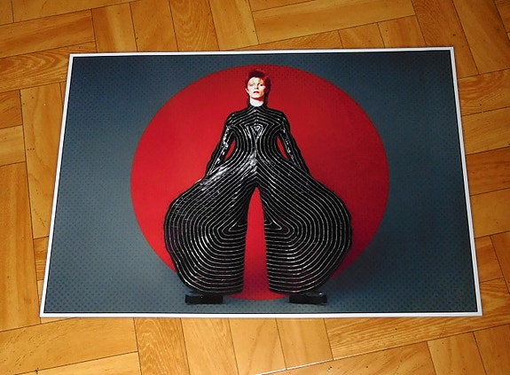 DAVID BOWIE Ziggy Stardust era, laminoitu juliste A3